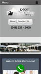 Mobile Screenshot of knightspartyrental.com